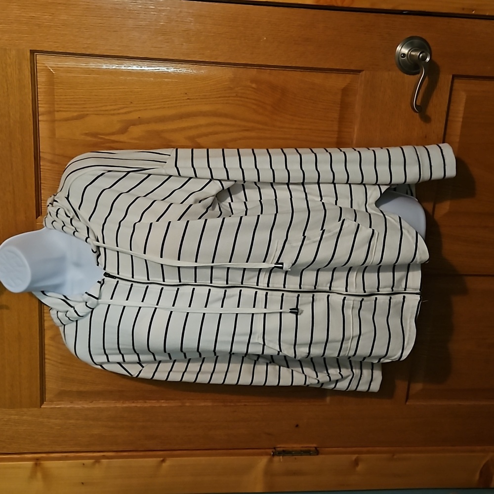 Long zip up sweater
